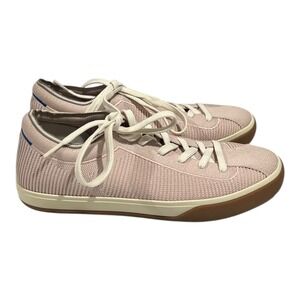 Rothy's The Lace Up Sneakers Women's 9 Lilac Knit Low Top Shoes